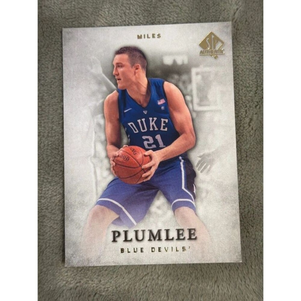 2012-13 Upper Deck SP Authentic Miles Plumlee rookie card (#29)